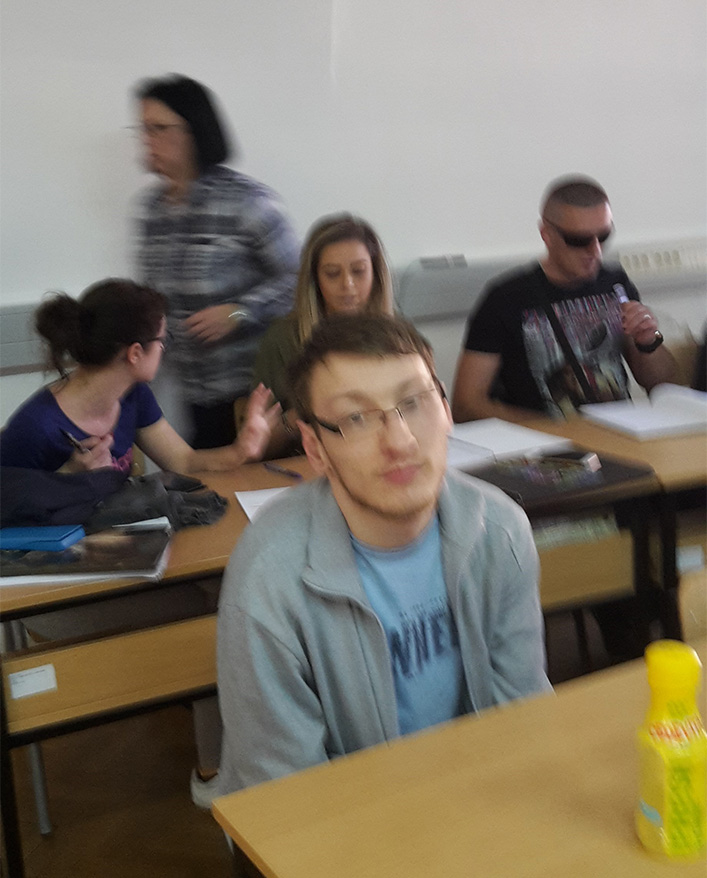 Studenti Udruge tjelesnih invalida Bjelovar