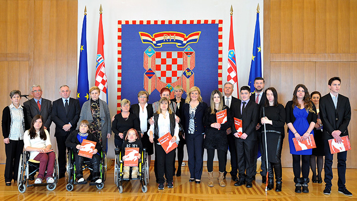 Studenti Udruge tjelesnih invalida Bjelovar